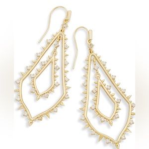 Kendra Scott Alice / Drop Earrings Gold like new